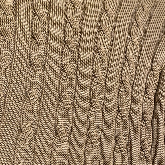 Calvin Klein Tan Knit Sweater Dress with Buckle - Picture 4 of 6